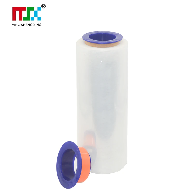 pallet strap packaging roll films LLDPE stretch film Protective  LLDPE Transparent Self-Adhesive Stretch Plastic Wrapping Film