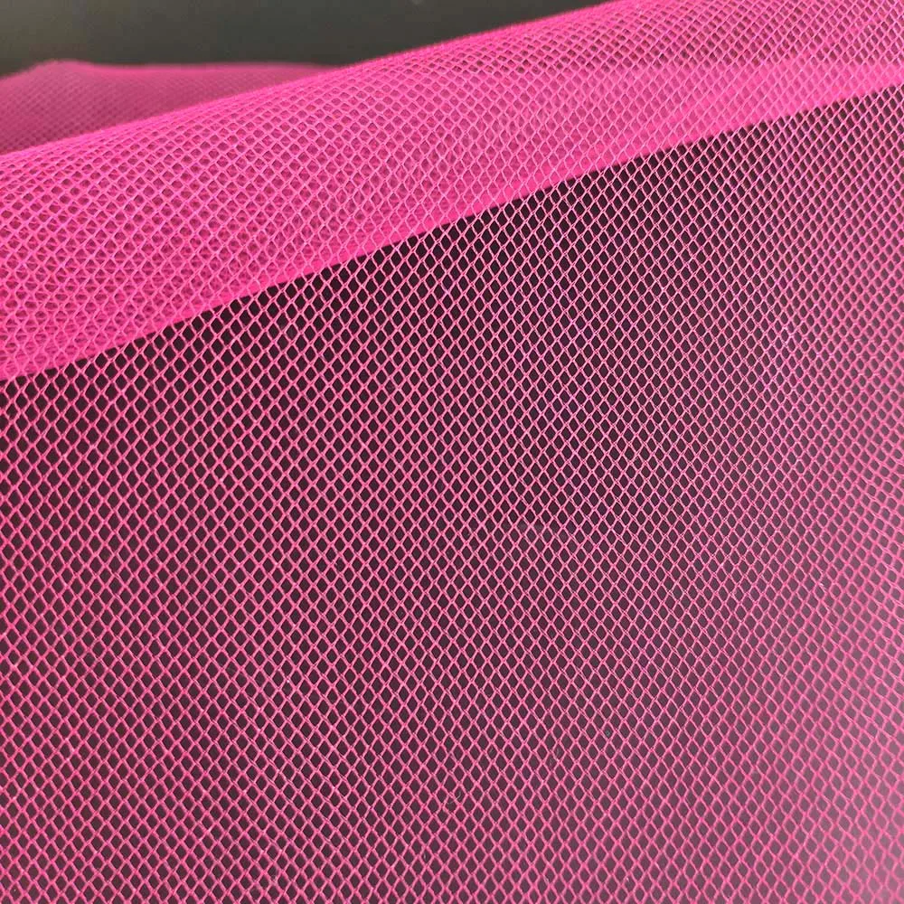 New product two-line tulle polyester mesh fabric