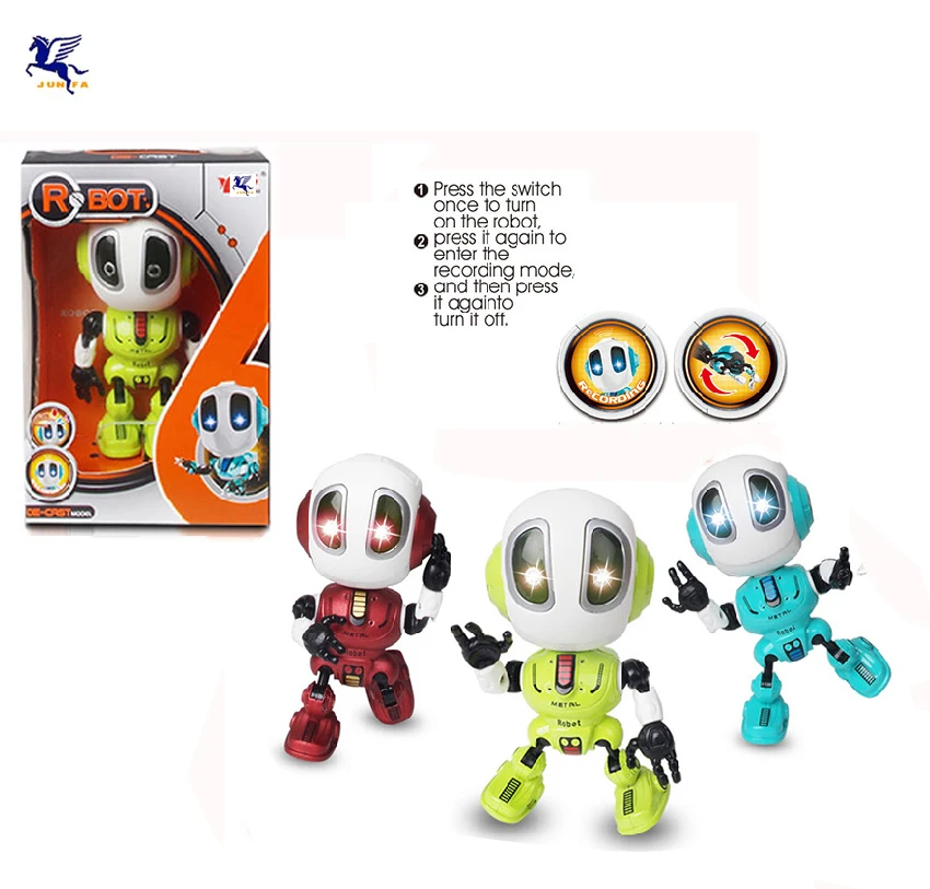 Hot Sale Kid Head Touch Sensor Electronic Smart Q Robot Toy Mini Smart Robot For Early Educational Kids Toy