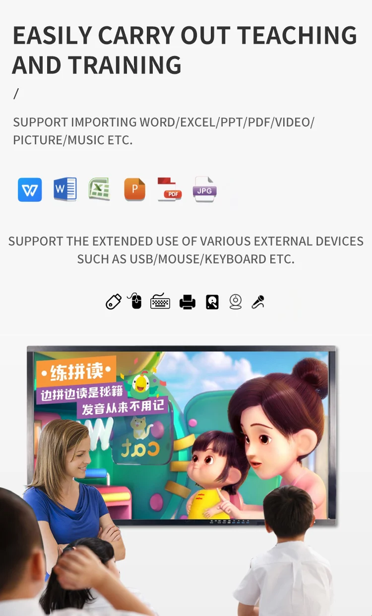 wireless control interactive white board smart board interactive whiteboard prices for video conference
