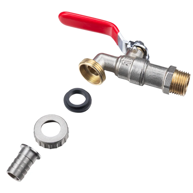 TMOK Hot Sale Faucet Garden Wall Mounted Brass Water Bib Tap Bibcock