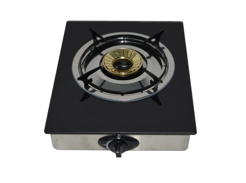 CE Certification glass table 1 burner gas cooktop