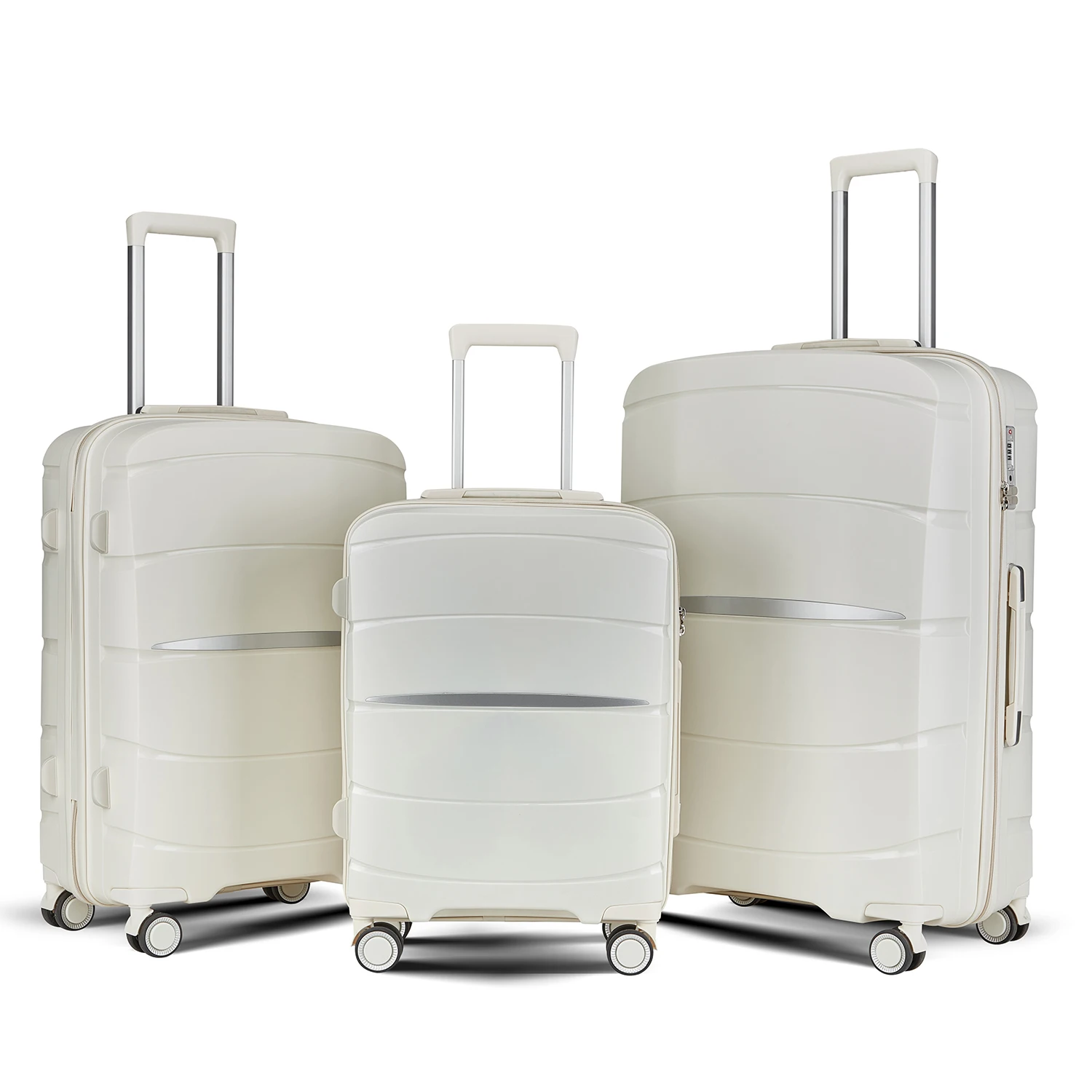 OEM ODM Professional Fashionable Foldable Aluminium Soft Hand Carry  On Travel Trolly Bag Suitcase Luggage Set