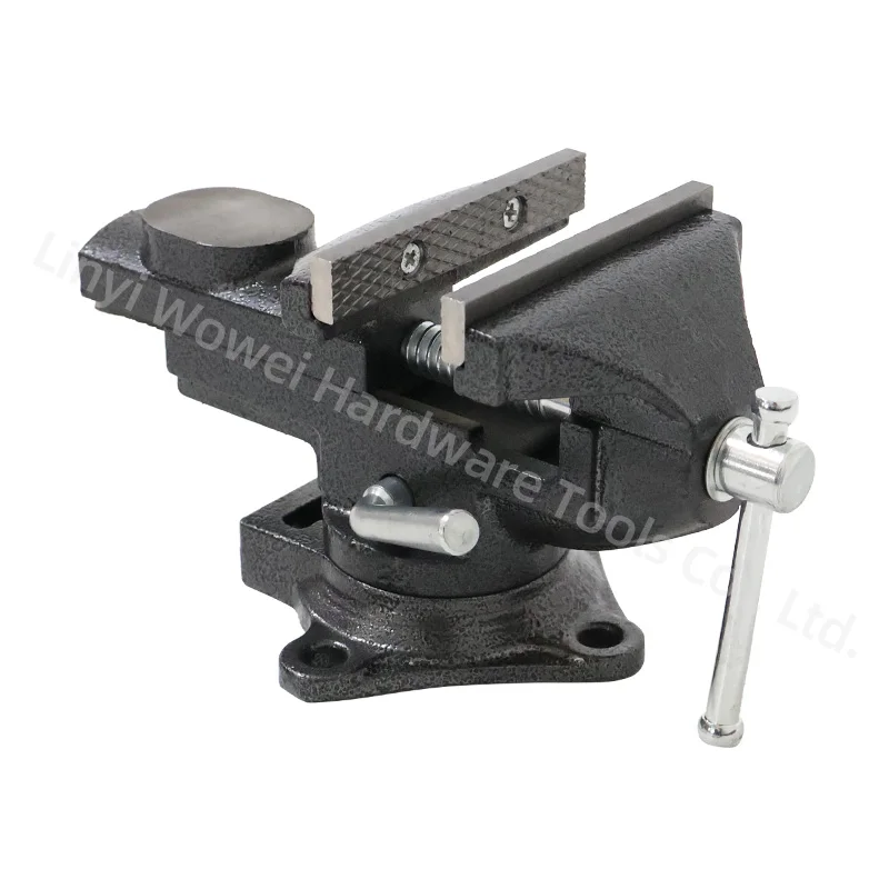 Heavy Duty Bench Vise, Professional Manufacturer With Anvil Rotary Adjustable Vice