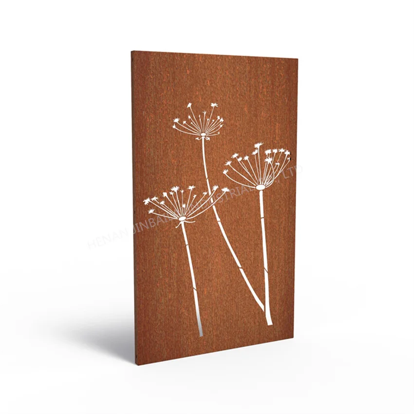 corten steel decorative screens laser cut steel screens decorative corten steel screens