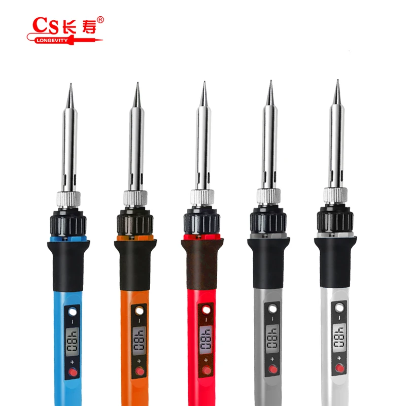 80W Professional Soldering Iron LCD Digital Temperature temperature controlled Electric Soldering Iron