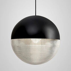 Nordic Bedside Hanging Light Ball Shape Pendant Lamp Glass Lighting For Dining Table