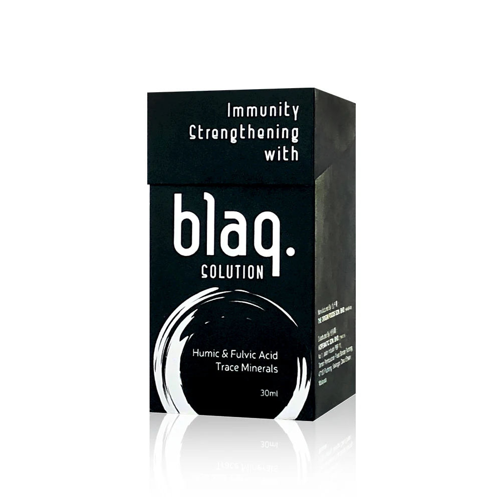 Blaq solution Strengthening immunity humic and fulvic acid trace minerals private label Oem manufacturing