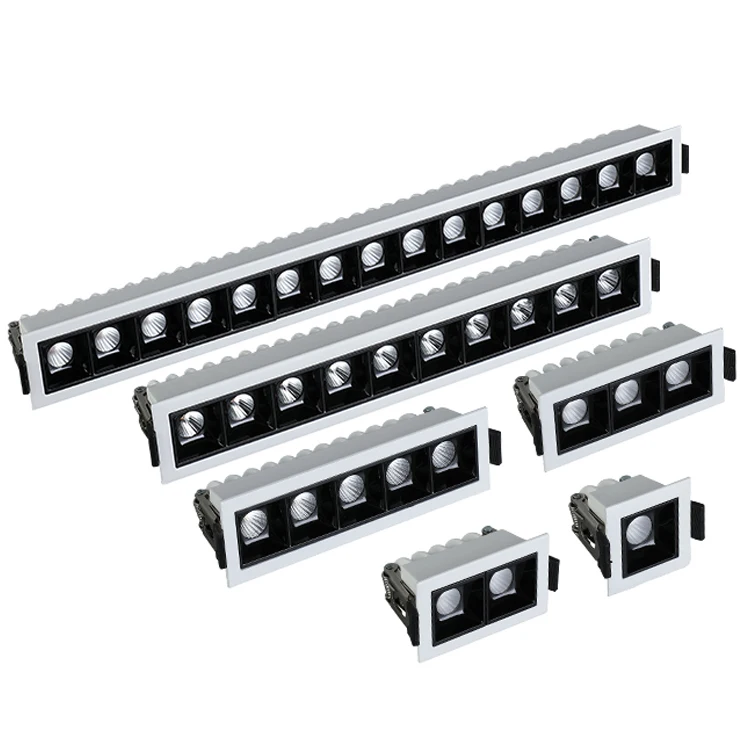
High Quality LED Ceiling Light Indoor Lighting 5W 10W 20W Embedded Down Light 3000K 6000K Rectangle LED Downlight 