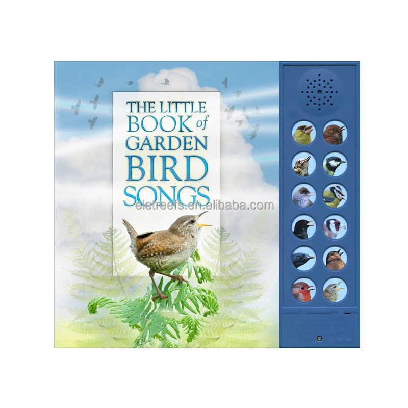 Bedtime Songs 11 Button Early Bird Song Book Livre De Couture Birds Sound Bird Book Custom