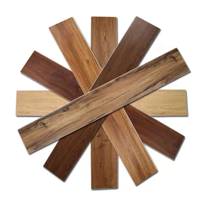 5mm thickness snap together vinyl  floor tile stick on self adhesive flooring