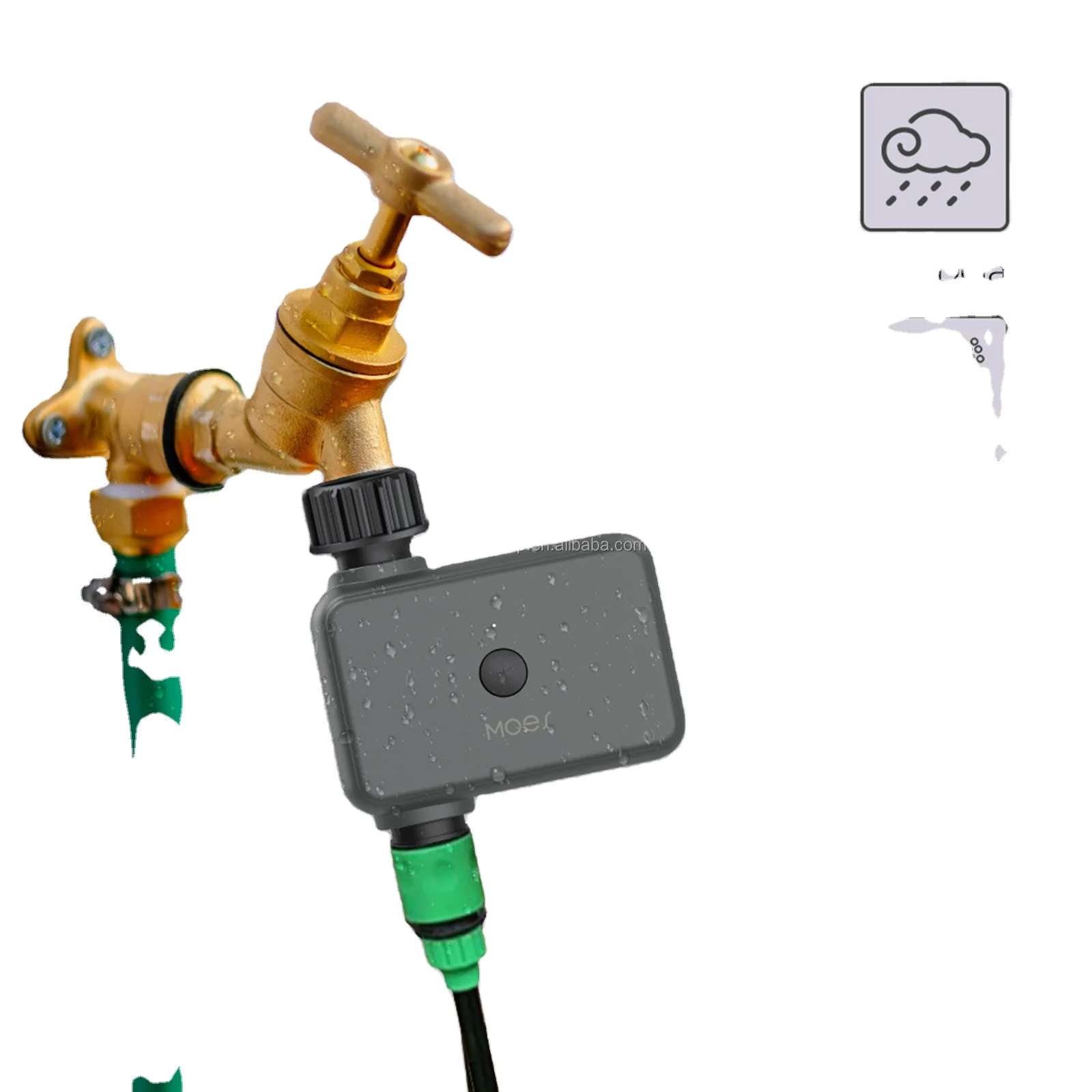 Tuya Wireless Smart Water Valve Controller WiFi Zigbee Automatic Control Intelligent Timing Ball Electric OEM Customizable