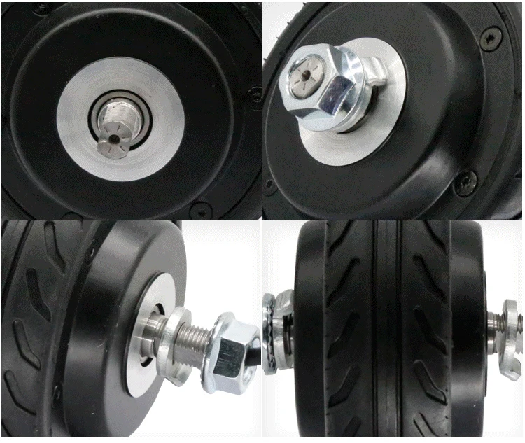 ZLTECH 5.5inch hub motor 24V 150W 400RPM 60kg AGV load Electric Hub Motor Wheel with optical 1024-wire encoder for robot