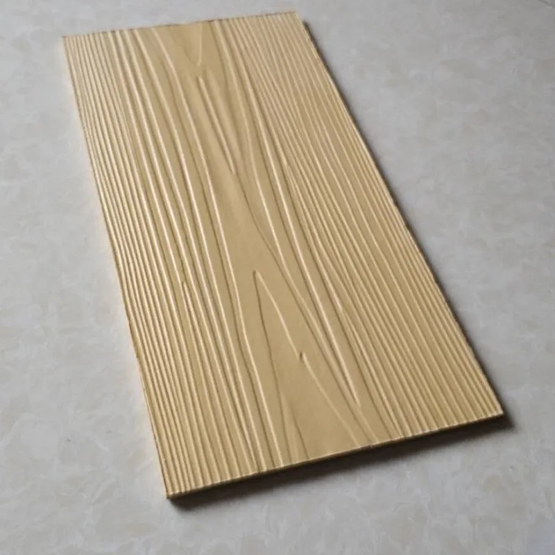 OEM Accepted 6-24mm Reinforced Fiber Cement Panel/Board Wood Grain Siding