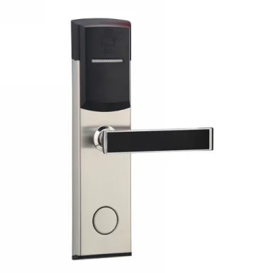 High quality cheap stainless steel hotel lock with free software smart card hotel door lock