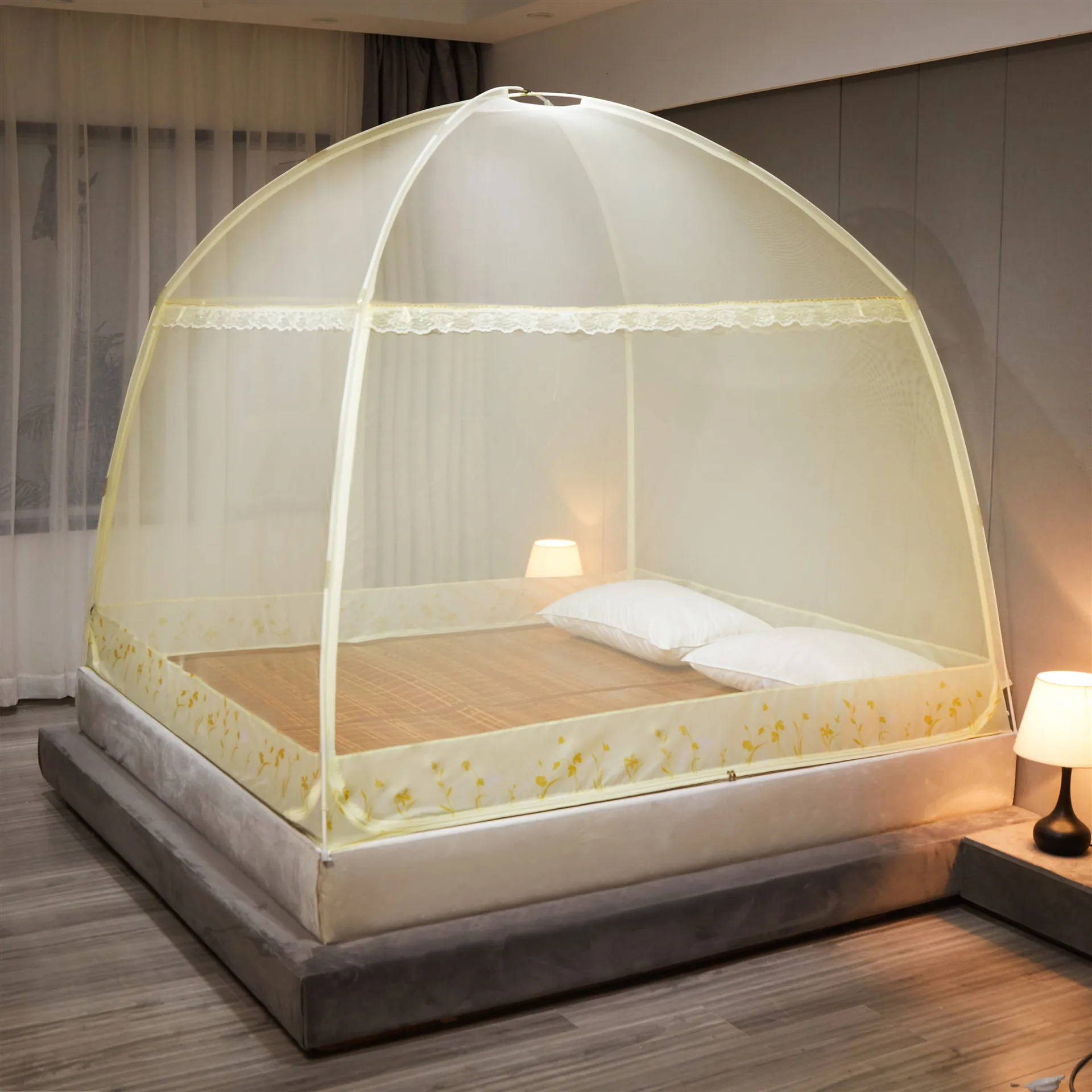 
Large Lightweight Single Bed Queen Twin Size Folding Kids Mosquito Net 