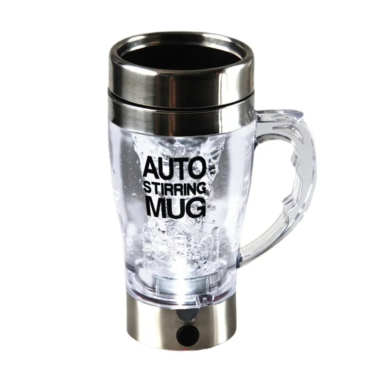 wholesale Coffee Cup Customized Logo Travel Drinking Mug Electric Auto Self Stirring Mug Camping Stainless Steel minimalist