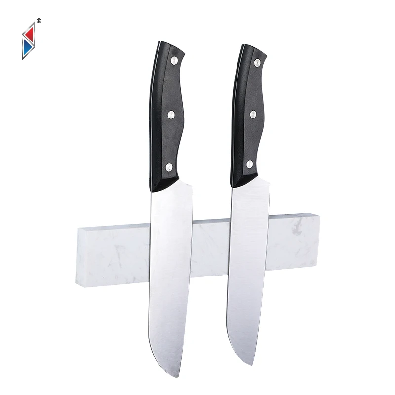 High performance storage Magnetic Knife Blocks white Concise stone magnetic knife holder For kitchen storage