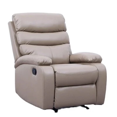 pu leather fabric manual practical multi position elderly power assist standard for living room brown leather recliner sofa