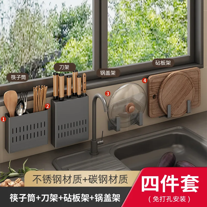 Factory price kitchen storage rack made of 304 stainless steelkitchen towel rack and cutlery use metal kitchen dish drying rack