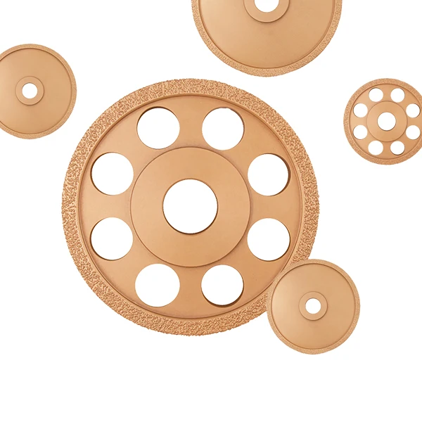 Вакуумный алмазный шлифовальный круг для чугуна, Круглый Алмазный шлифовальный инструмент