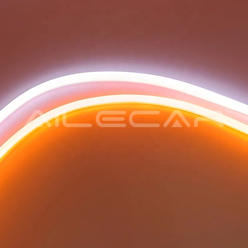 2 PCS 12V Durable RGB Sequential LED Silicon Strip 60CM LED Daytime Running Light with Turn light Car Led Strip Light