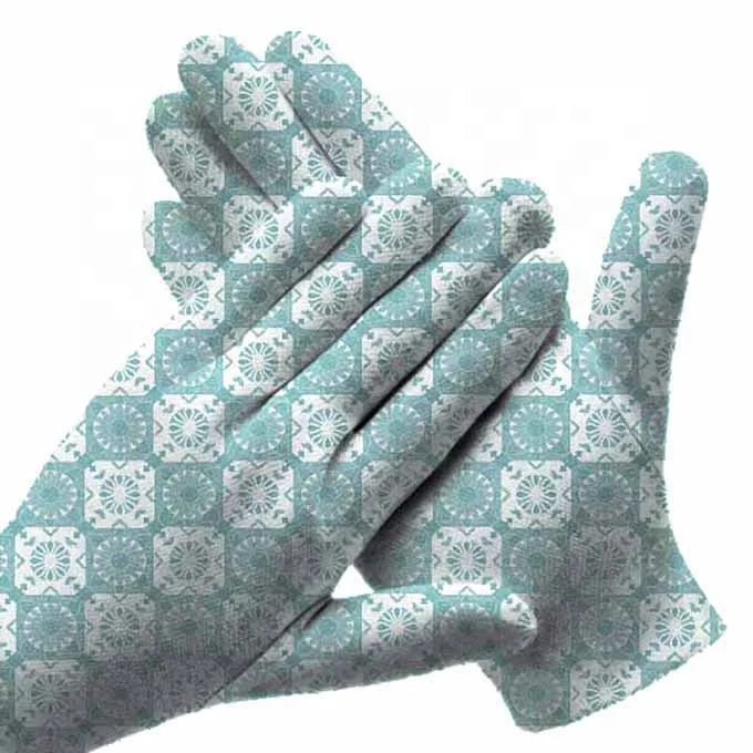 Зимние тонкие фланелевые перчатки с принтом, мягкие защитные перчатки Maclon