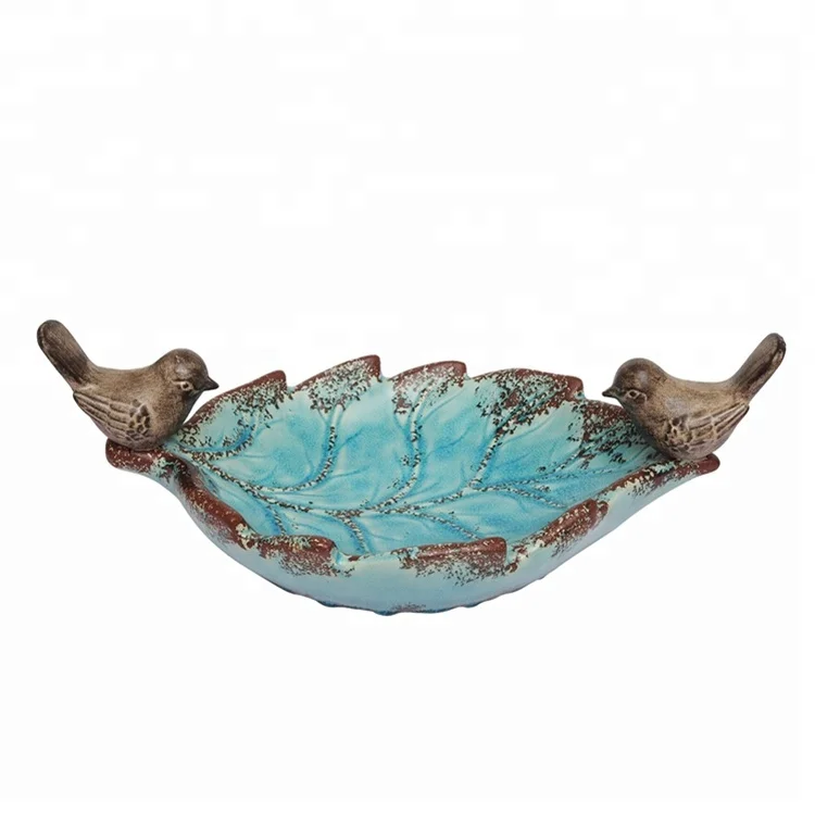 Home Accessories Table top Decoration Serving Bird Ceramic Platter Tray