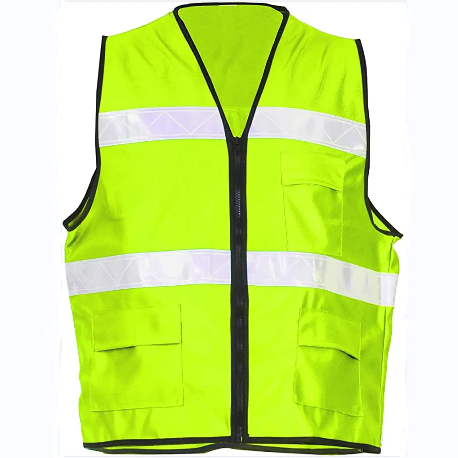 Защитный жилет высокой видимости для мужчин Hi Vis оптовая продажа светоотражающий защитный