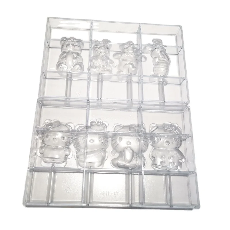 LST New Good Price Customized Polycarbonate Chocolate Mold Popular Plastic Mold Chocolate Candy Ice Molds