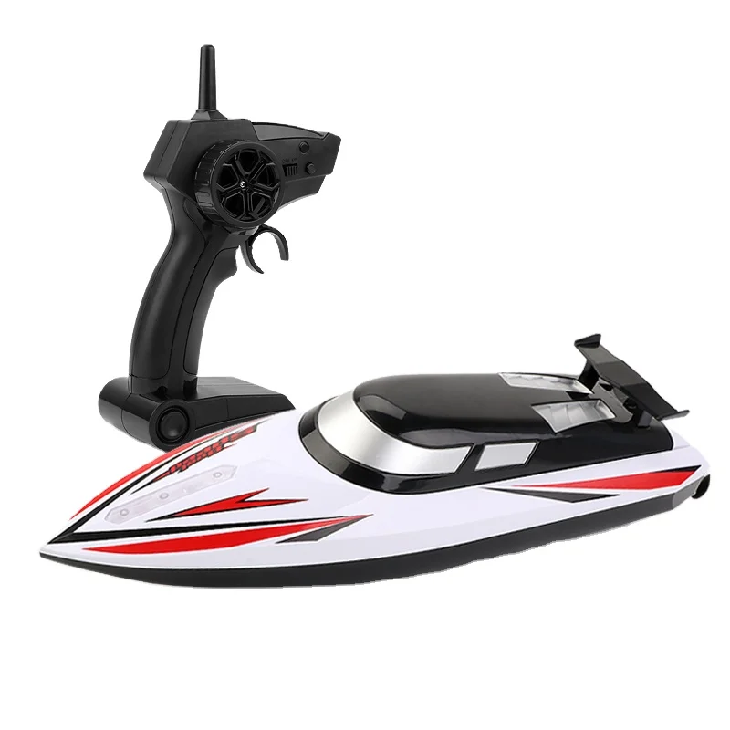 2.4g Large Remote Control Fast Boat Toy Electric Plastic Outdoor AA Battery Rc Charger Kids Accessory Plastics Box 14 Years & up