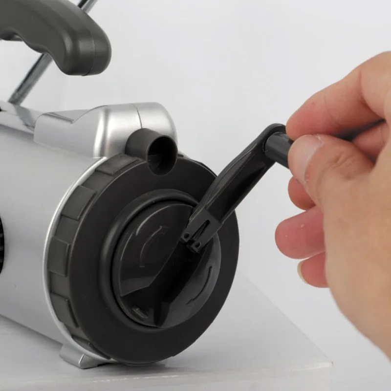 Hand windup flashlight radio national japan radio with micro USB phone charger and SOS flasher