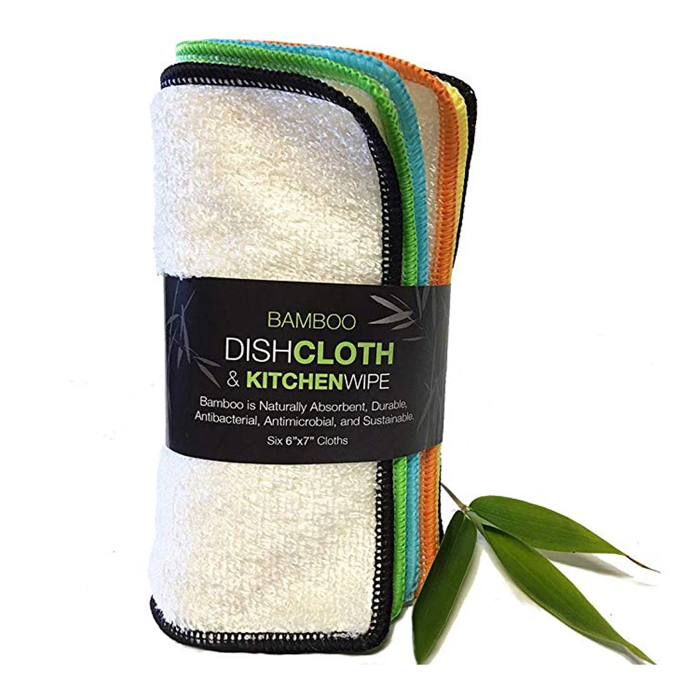 
Factory Wholesale Bamboo Dish towel Kitchen Wipe bamboo fiber kitchen towel 