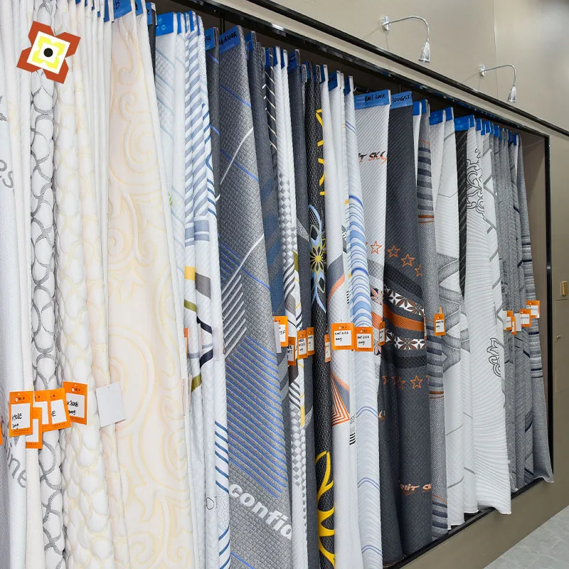 Mattress Fabric Polyester Yarn Air Layer Knitted Fabric Ximengsi Latex Mattress Pillow Cover Fabric Sample Production