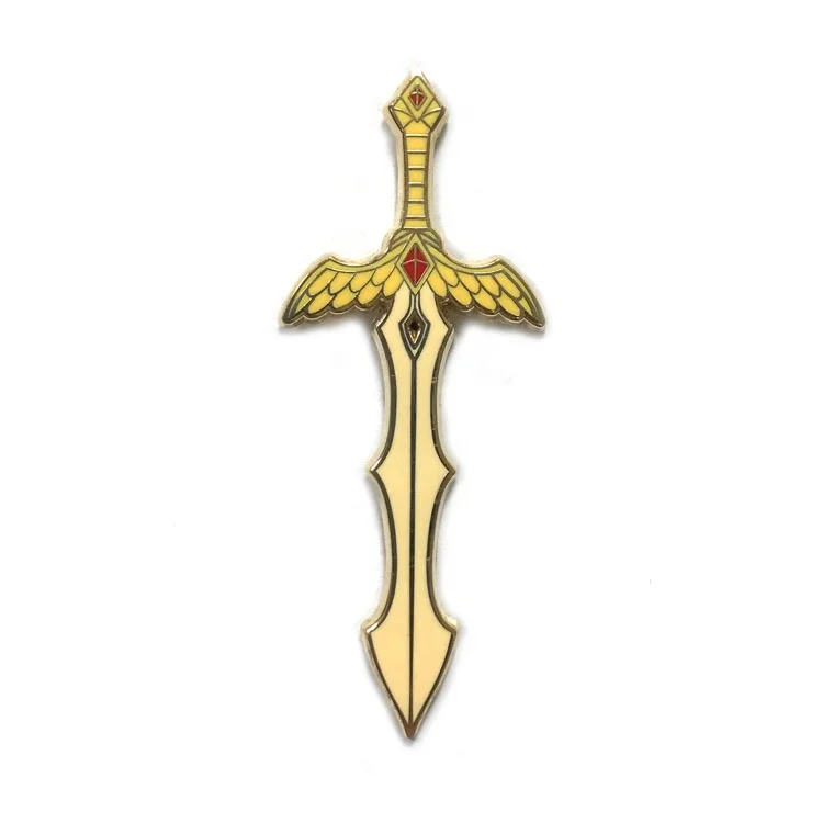 Westar Professional High Quality Direct Factory Custom Cool Sword Anime Character Hard Enamel Gold Plating Badge Metal Lapel Pin