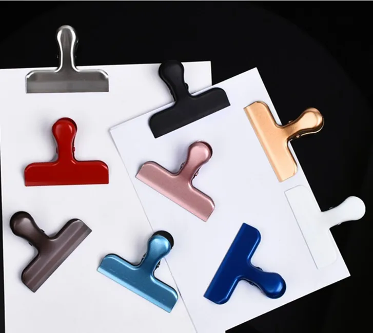 High Quality Colorful Metal Decoration Seal Clip, Bill Clip, Paper Clip