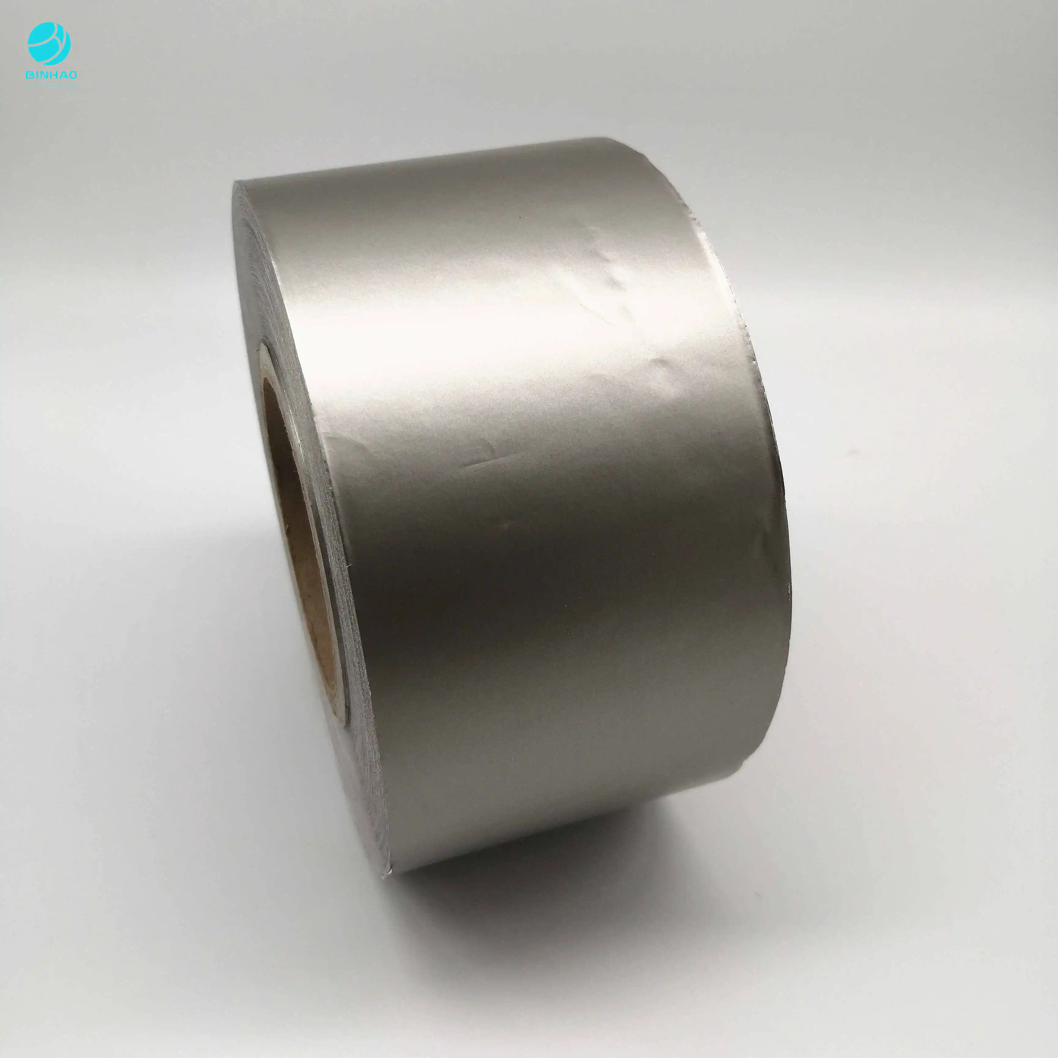 Silver Aluminum Foil Paper For Custom Use In High Speed Machinery HLP