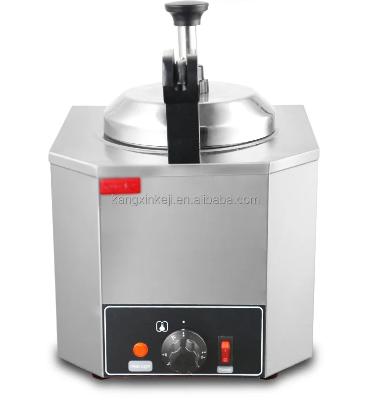 Hot selling Nacho cheese warmer cheese dispenser Restaurant chocolate sauce melters making machine
