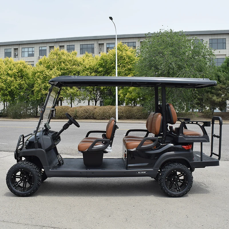 Customization China Factory Direct 6 Seats Golf Buggy  Lifted Electric Golf Cart