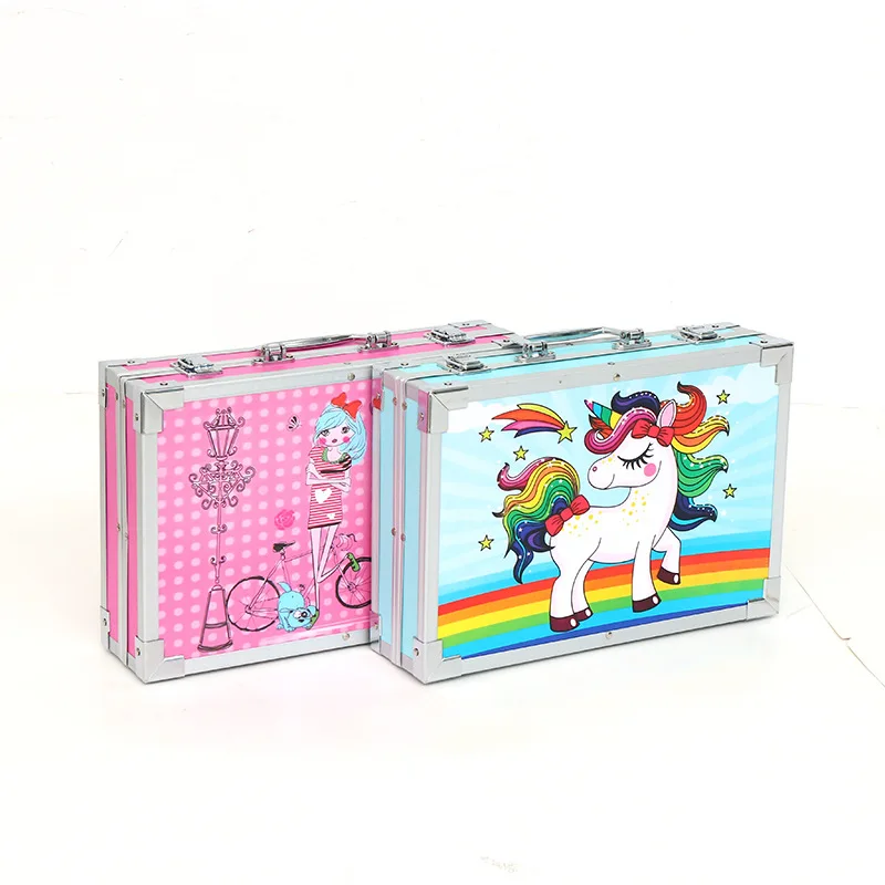 Art set 145pcs russia art with portable aluminum