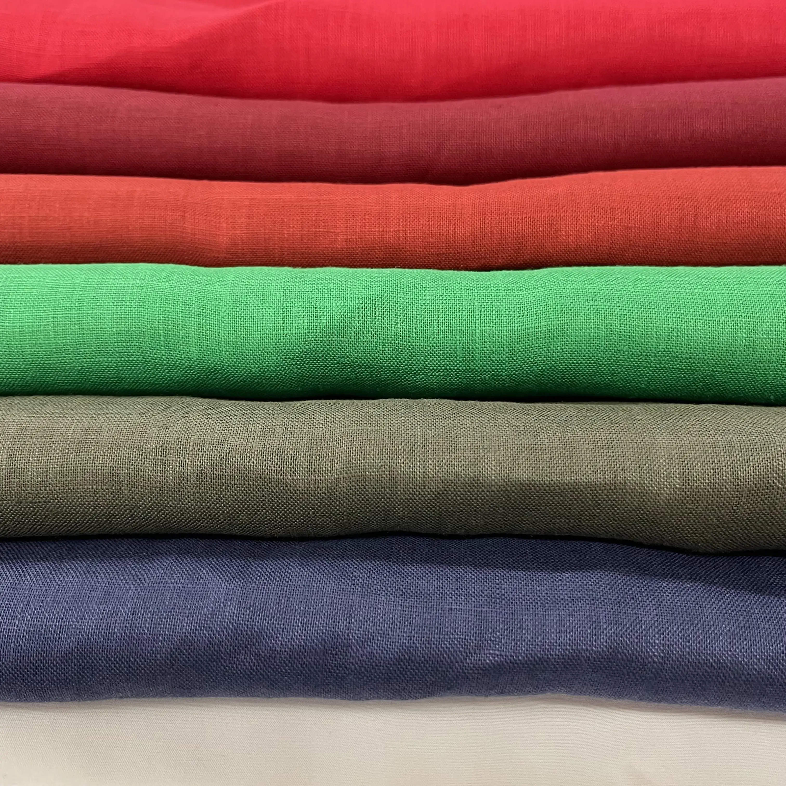 100 linen Clothing fabric Dyeing fabric