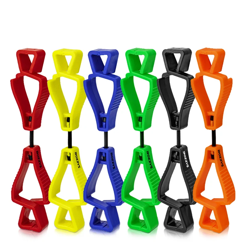 BOZZYS protective Glove Clips for Work Glove Holders high vis hanger Grabber for easy use and long-lasting hold