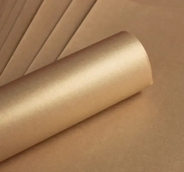 Whole 250g factory hot-selling quality Double-Sided Pearl paper flash paper used for packaging craft gift cover customizable