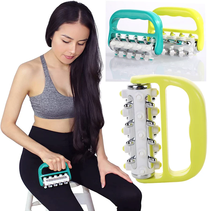 Hot sell  best roller  shaped Hand Cellulite body magnetic massage 360 degree Roller ball Palm Shaped Body Massager