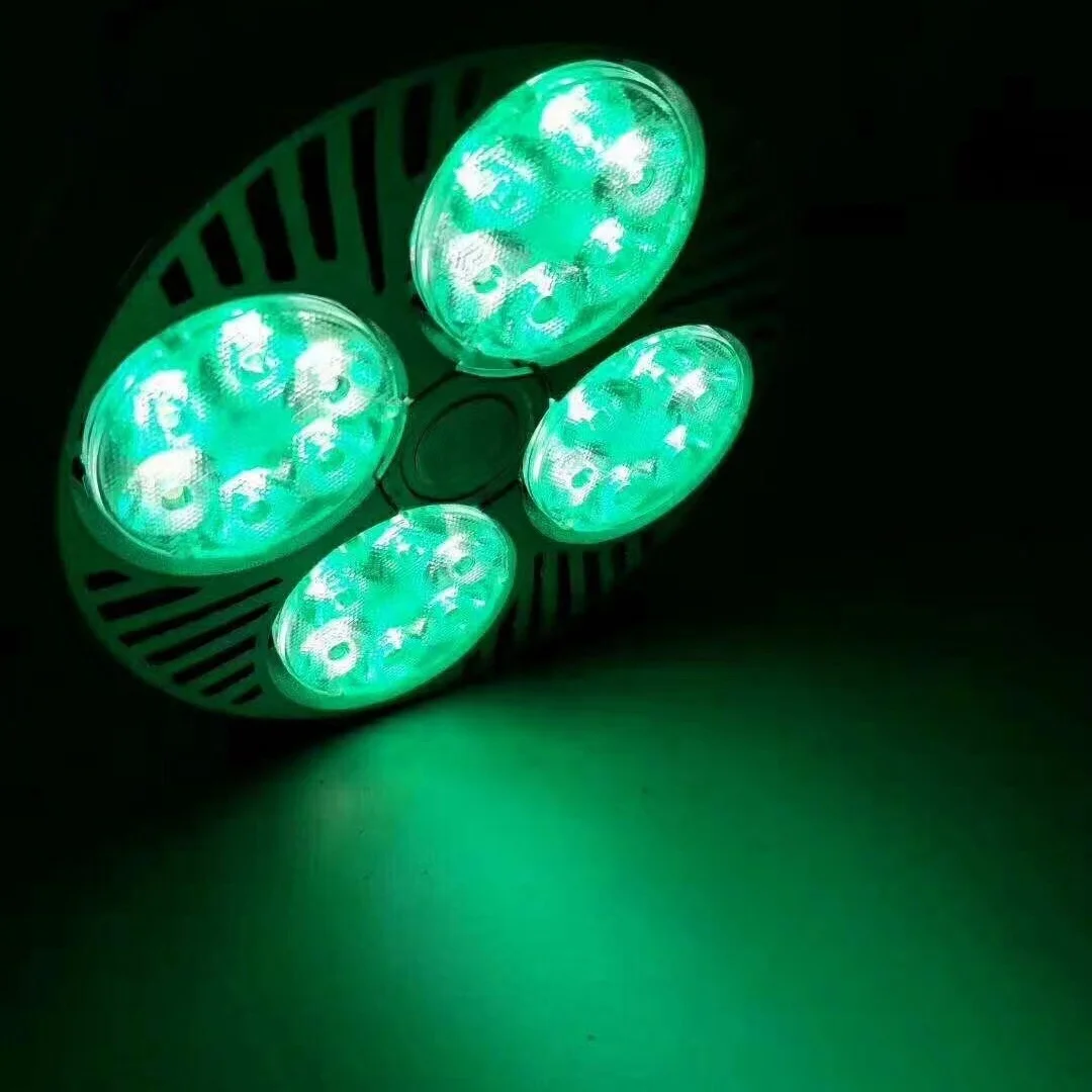 E27 spotlight lamp energy saving red green blue white par30 bulb led lighting