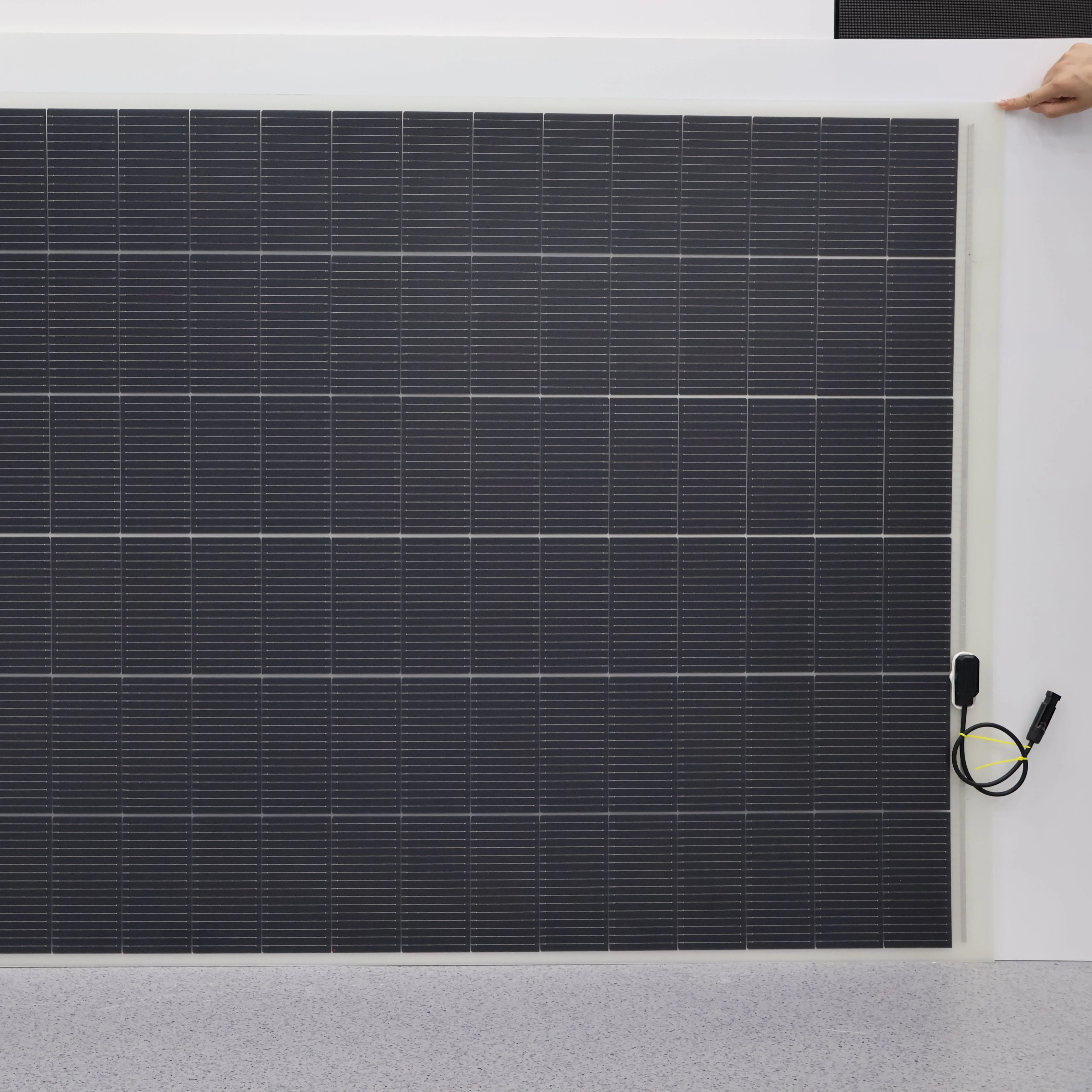 Thin Film Flexible Solar Module 23.8% Efficiency Lightweight Photovoltaic Panel BIPV Module