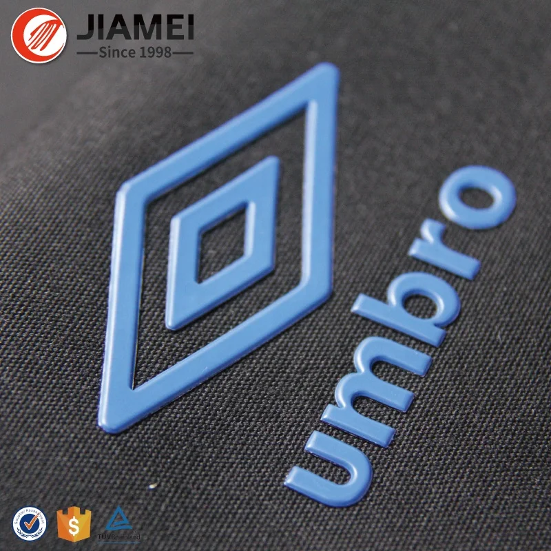 Rubber heat transfers 3d silicone rubber heat transfer label for clothing