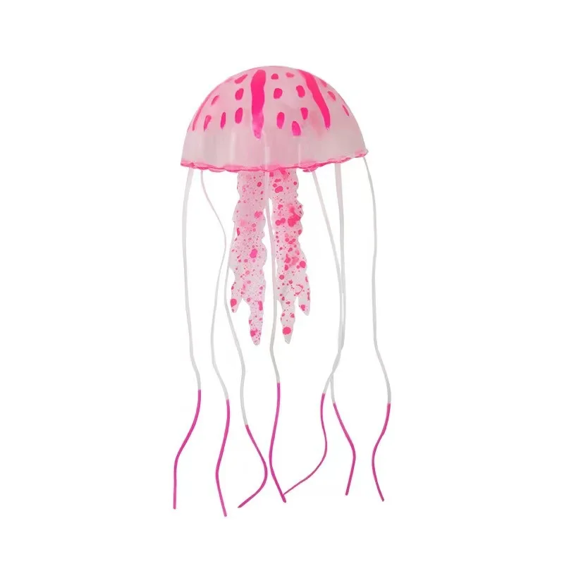 Artificial Swim Luminous Jellyfish Aquarium Accessories Decorations Scaleph Landscape Aquarium Fish Tank Accessories