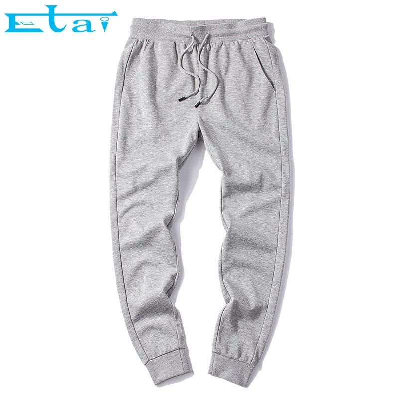 Оптовая продажа, Мужские штаны для бега, удобные штаны для фитнеса с принтом логотипа на заказ