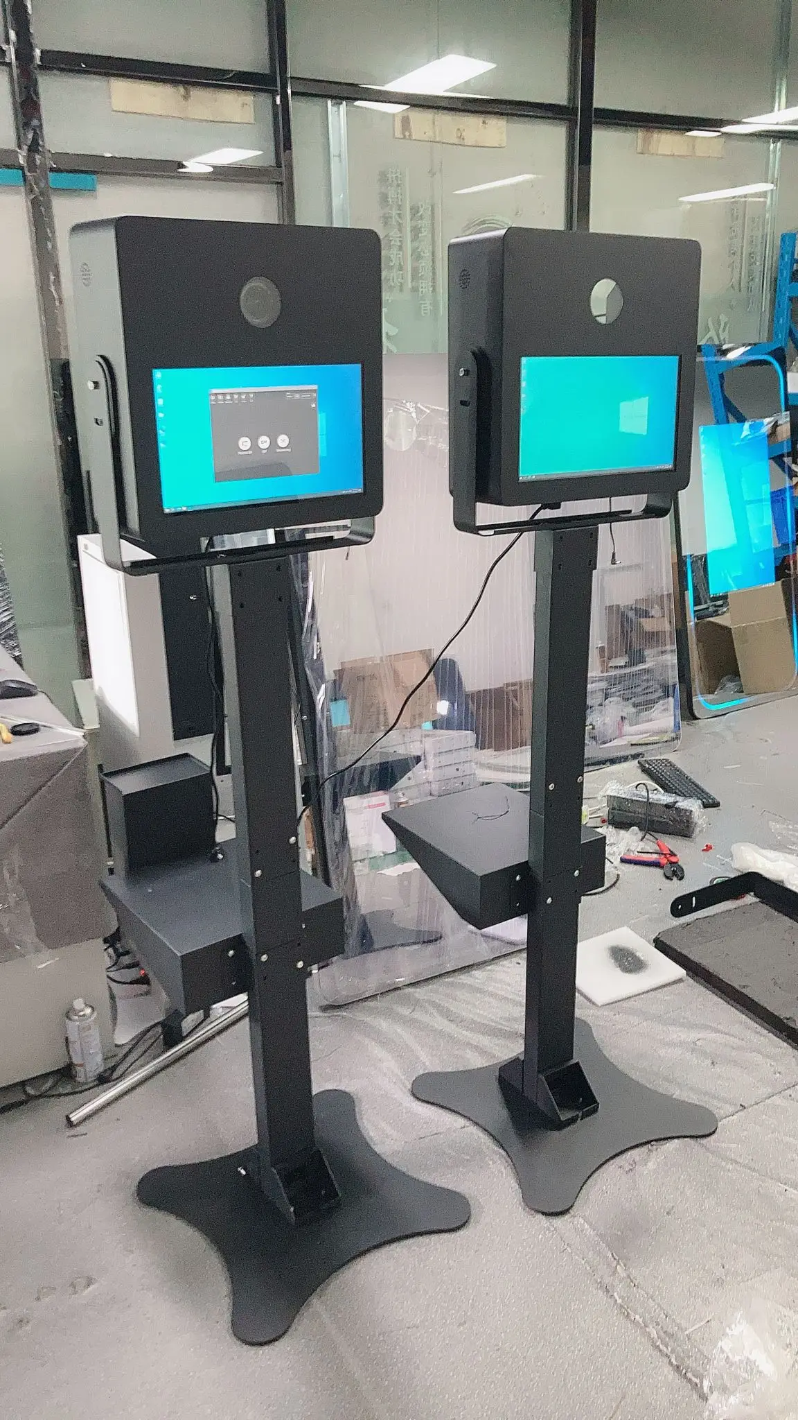 15,6 дюймов сенсорный экран dslr фотобудка зеркало фотобудка dslr корпус фотобудки